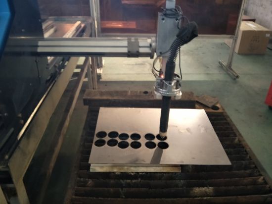 China Gantry Type CNC Plasma Cutting Machine, pemotong plat baja dan mesin bor harga pabrik