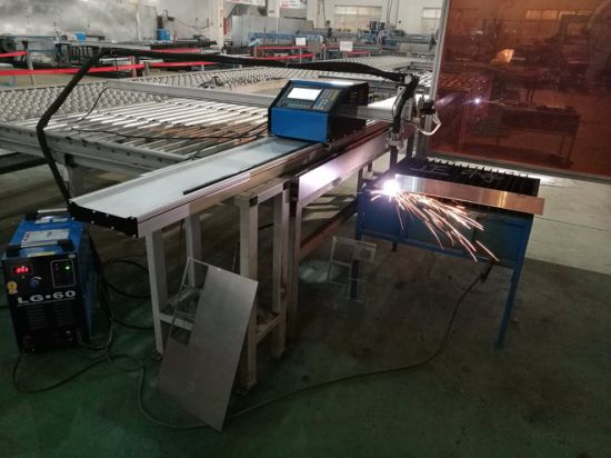 Jiaxin gantry jenis mesin cnc plasma cutting machine komponen / lokomotif / tekanan pembuluh cnc plasma cutting machine