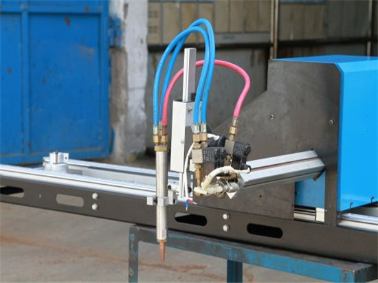 CNC Portable Plasma cutting machine, Oksigen bahan bakar Metal cutting machine price