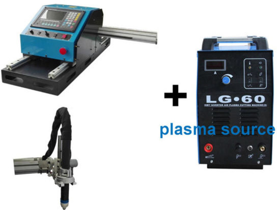 Potongan CNC 100A Plasma Cutting Machine for 1-15mm Iron Sheet